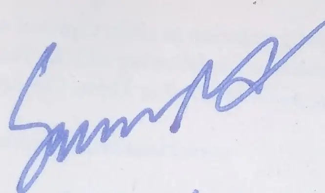 David Martel signature