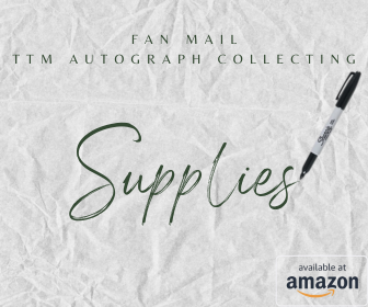 Fan Mail TTM Autograph Collecting Supplies